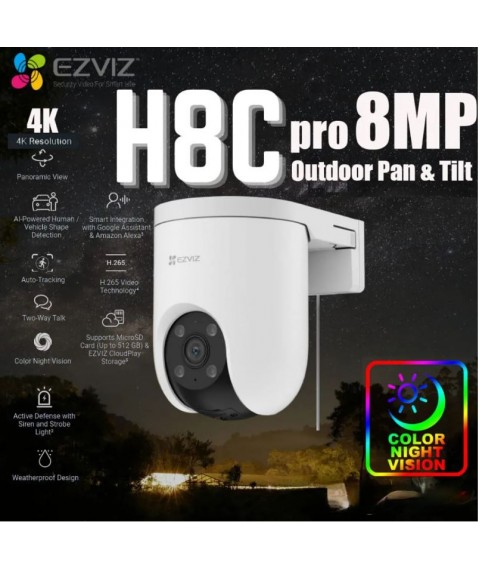 Տեսախցիկ  H8c Pro 4K  8MP 