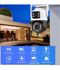 Տեսախցիկ IP-Camera Q20 WIFI 6MP ICSEE 2 Camera