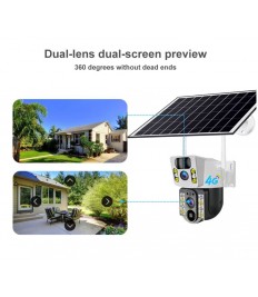 Տեսախցիկ  արևային պանելով  IP-Camera YY433-4G-VCS03 6MP V380 2 Camera