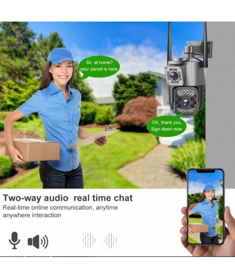 Տեսախցիկ  IP-Camera SC03-L V380 2 Camera 4mp